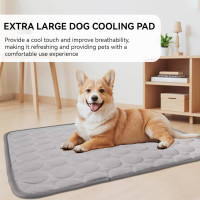 Охлаждающее одеяло Cyrank  для собак, XL/100*70 см, серый (5145)