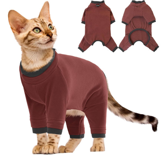 Костюм по уходу за кошками PUMYPOREITY, Красновато-коричневый (3186)