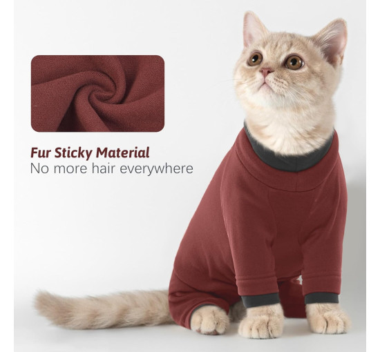 Костюм по уходу за кошками PUMYPOREITY, Красновато-коричневый (3186)