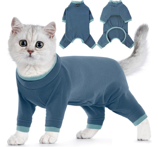 Костюм по уходу за котами PUMYPOREITY, Сине-серый (3184)
