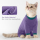Костюм PUMYPOREITY для ухода за котами, фиолетовый (3181)