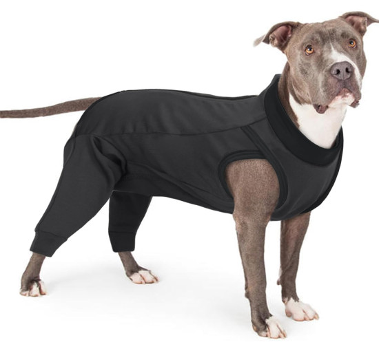 Костюм PUMYPOREITY для собак после операции, серый (3191)