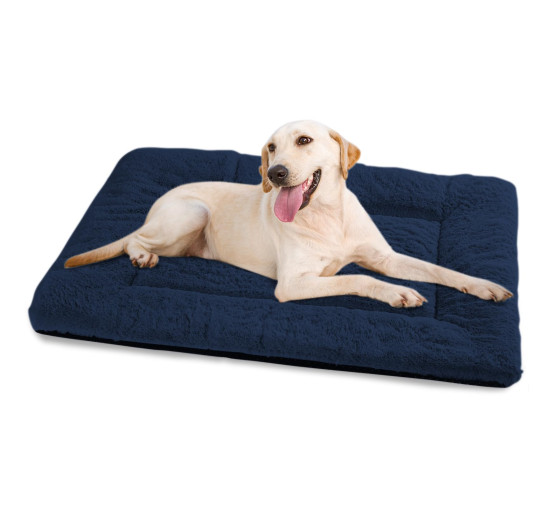 Лежак Baodan для собак середнього та великого розміру, 90×60 см, темно-синій (3002)