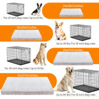 Лежак для собак Baodan Extra Large, ортопедические кровати для собак со съемными и водонепроницаемыми чехлами, светло-серый (2059)