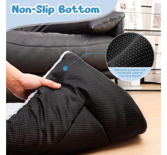 Лежак для собак Baodan, XL 120x75 см, серый (3003)