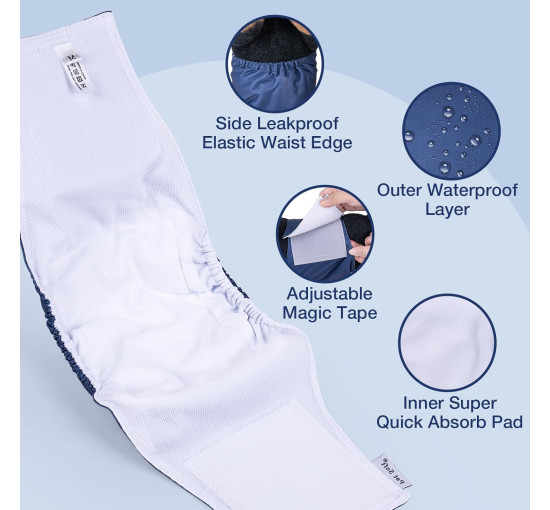 Мягкие повязки на животик Pet Soft для собак (3078)