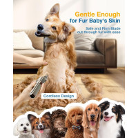 Машинка для стрижки домашніх тварин Oneisall RFC-676, сіра (0074)