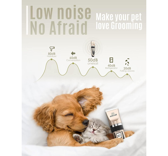 Машинка для стрижки домашніх тварин Oneisall з низьким рівнем шуму (0008)
