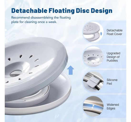 Миска для води для собак Smartoo 4 л, без розливання (4165)