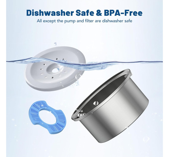 Миска для води для собак Smartoo 4 л, без розливання (4165)