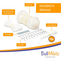 Большая защитная сетка BellMietz для кошек 8x3 м без сверления (3071)