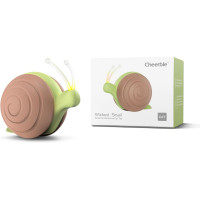 Интерактивная игрушка для кошек Cheerble, Злая улитка, коричневая (3069)