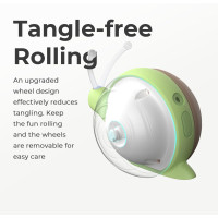 Интерактивная игрушка для кошек Cheerble, Злая улитка, коричневая (3069)