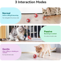 Интерактивная игрушка Cheerble C0419 для кошек, красный (3067)