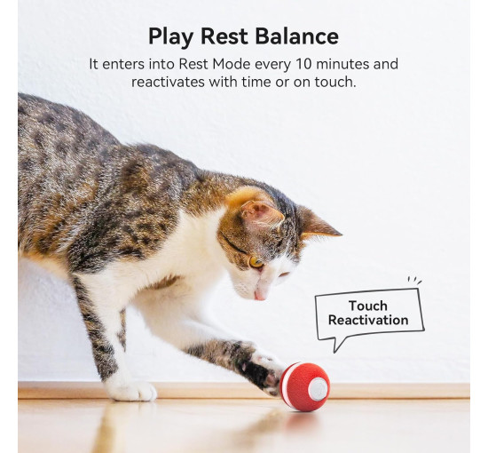 Интерактивная игрушка Cheerble C0419 для кошек, красный (3067)