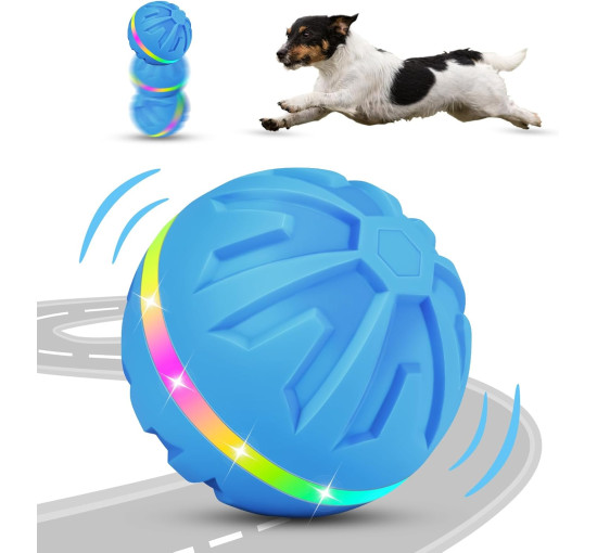 Интерактивный мяч для собак PETTOM PT-YCW119076, синий (4067)