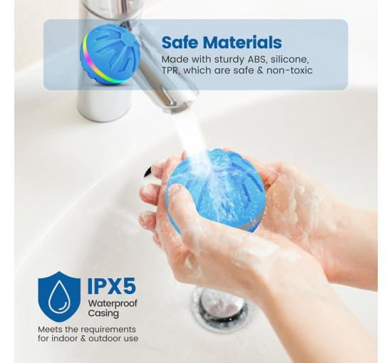 Интерактивный мяч для собак PETTOM PT-YCW119076, синий (4067)