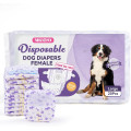 Одноразові підгузки для собак MICOOYO MICDFDN-L-20 для собак жіночої статі в період тічки, фіолетовий (3087)