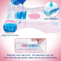 Одноразовые подгузники MICOOYO для щенков и кошек, розовые (3081)