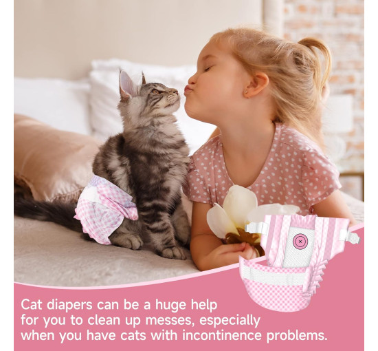 Одноразові підгузки MICOOYO для цуценят і котів, рожеві (3081)