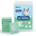 Одноразовые подгузники MICOOYO для щенков и кошек, зеленые (3084)