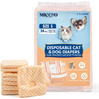 Одноразовые подгузники MICOOYO MIDCD для щенков и кошек, оранжевые (3083)