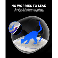 Высокопроизводительный коврик PETKIT P99035 для кошачьего туалета, синий (5144)