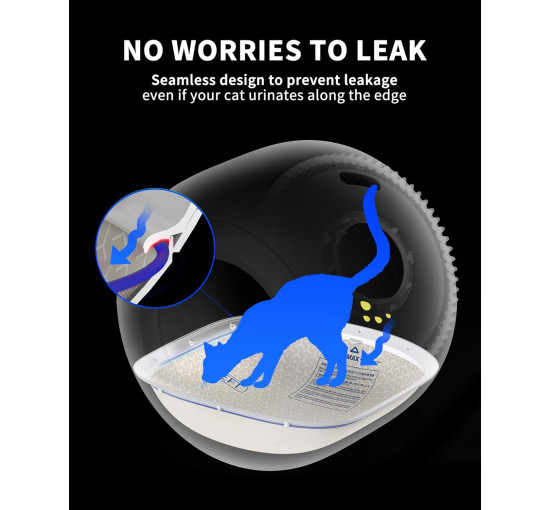 PETKIT Високопродуктивний килимок P99035 для котячого туалету, синій (5144)