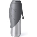 Пляшка для пиття з нержавіючої сталі Petace N80350 для домашніх тварин, сіра (4069)