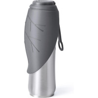 Пляшка для пиття з нержавіючої сталі Petace N80350 для домашніх тварин, сіра (4069)