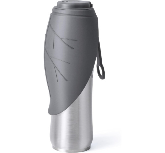 Пляшка для пиття з нержавіючої сталі Petace N80350 для домашніх тварин, сіра (4069)