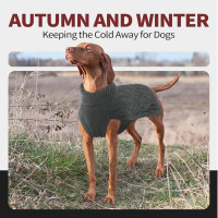 Светр для собак FUAMEY C111-FUAMEY-719MY-2-grey-M середнього розміру, сірий (3178)