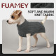 Свитер для собак FUAMEY C111-FUAMEY-719MY-2-grey-M среднего размера, серый (3178)