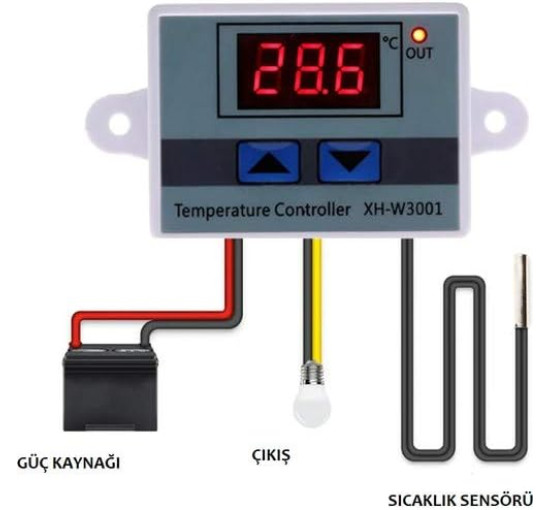 Цифровий термостат для акваріума Zauss XH-W3001 220V AC (0179)