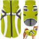 Водонепроникне пальто для собак Oslueidy зі шлейкою, зелене (3193)