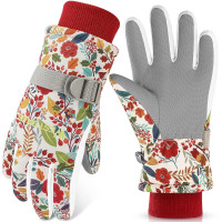 Детские зимние перчатки WESTGIRL ветрозащитные теплые лыжные перчатки перчатки для детей с рисунком из мультфильмов, красные (my-13062)