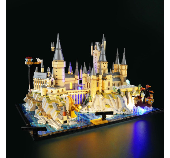 Комплект светодиодного освещения для конструктора Lego Harry Potter Hogwarts Castle and Grounds 76419 (my-13097)