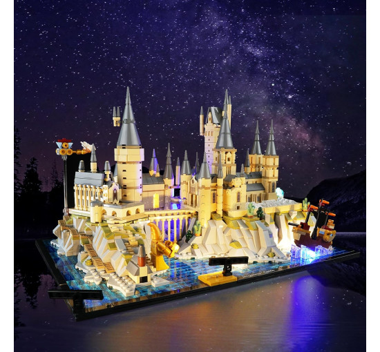 Комплект светодиодного освещения для конструктора Lego Harry Potter Hogwarts Castle and Grounds 76419 (my-13097)