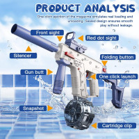 Набір автоматичних водяних пістолетів IXYHKB дальністю 25 футів для дорослих та дітей (my-8144)