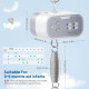 Пружинний контролер люльки Fdlscpem YLKZQ-1029 з Bluetooth та пультом ДУ, світло-сірий (my-19008) Пружинний контролер люльки Fdlscpem YLKZQ-1029 з Bluetooth та пультом ДУ, світло-сірий (my-19008)