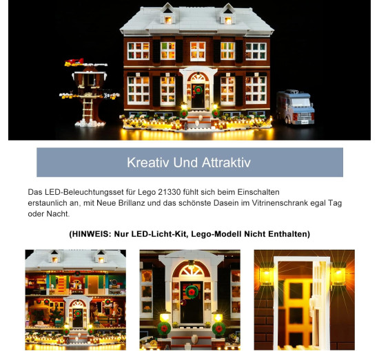 Светодиодный набор BrickBling, совместимый с конструктором Lego 21330  Ideas Home Alone (my-13096)