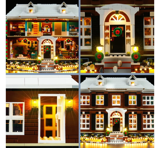 Светодиодный набор BrickBling, совместимый с конструктором Lego 21330  Ideas Home Alone (my-13096)