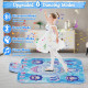 Танцевальный коврик Handwell DW601-4 Frozen Dance Pad с 8 кнопками, беспроводная танцевальная игра для детей с 4 режимами, синий (my-13134)