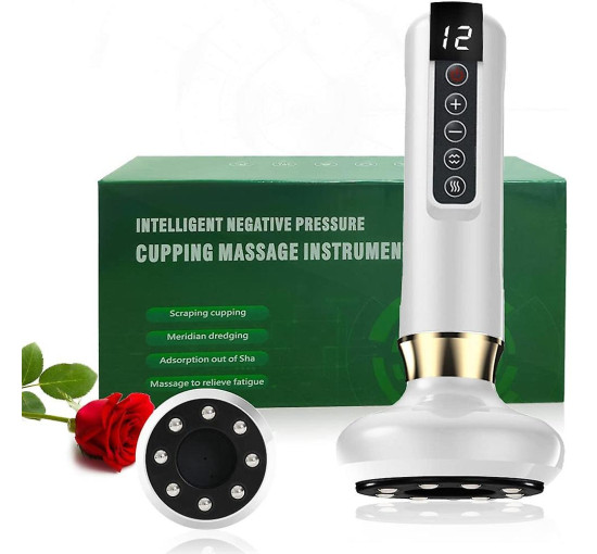 Массаж для тела с инфракрасным нагревом Cupping Massager Электрический беспроводной вакуумный массажер (my-17066)