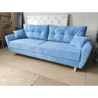 Диван «Лофти» прямой, еврокнижка, спальное место 200х155 см. Высококачественные материалы, выбор тканей. Стильный диван