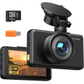 Автомобільна камера-реєстратор 1440P QHD 3-дюймовий IPS-дисплей iZEEKER 2.5K GD100 чорний (my-12109)