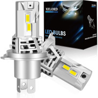 Світлодіодна лампа для автомобільних фар XELORD H4 6500K 60 Вт 2 лампи (my-17188)