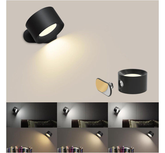 Светодиодный настенный светильник Coollamp DS126PRO черный (my-17193)