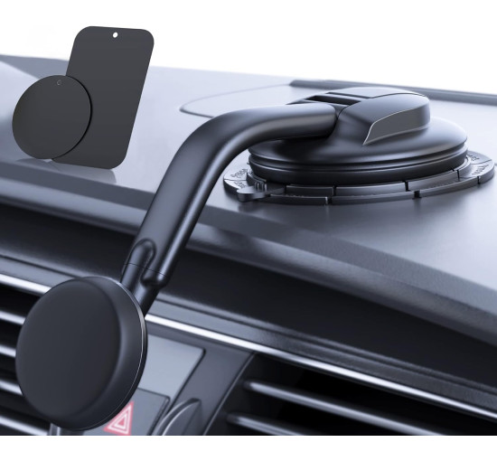 Магнітний тримач телефону для автомобіля DOLYOFG D-01 чорний (my-5052)