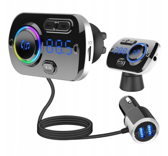 Автоматичний передавач BT Hands Free Car Charger BC49BQ Bluetooth 5.0 (my-12026)